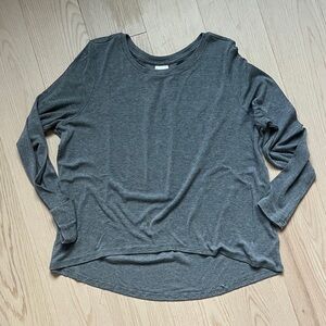 Athleta With-Ease Long Sleeve Ribbed Tee
